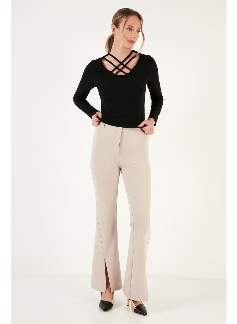 Lela Slim Fit Collar Detailed Blouse Women's Blouse 5865583 - Image 3